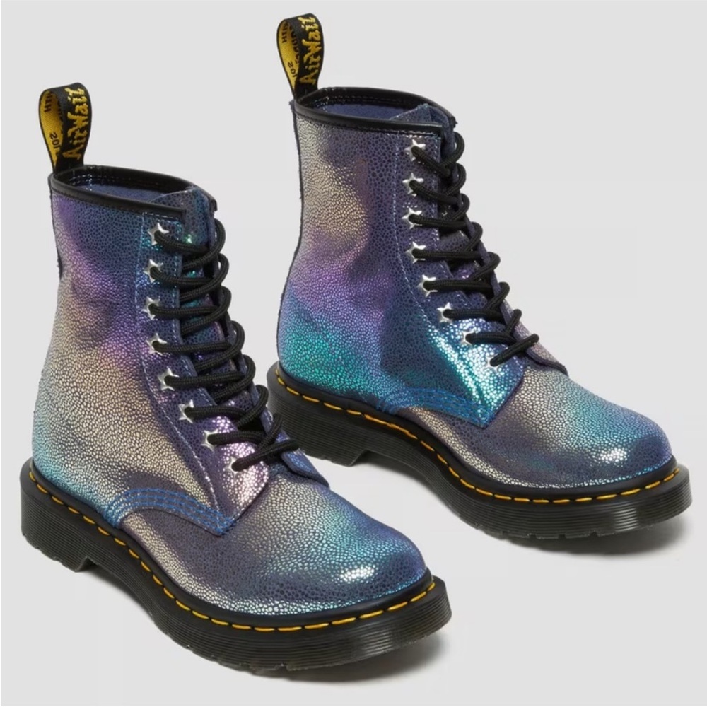 Dr. Marten's Pascal Rainbow Lace Up Boots Size 7